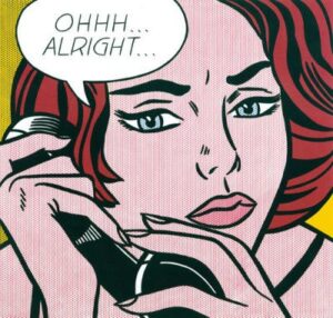 Ohhh...Alright..., 1964 By Lichtenstein Mini Print