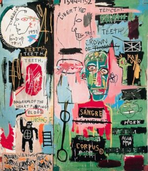 In Italian, 1983 Magnet by Basquiat