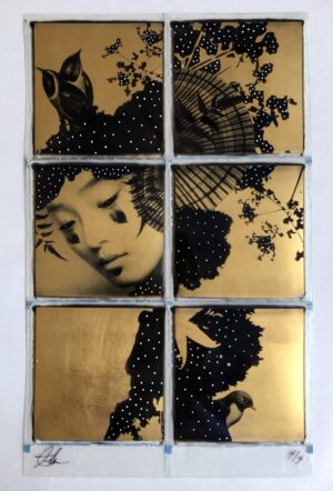 Lost and Found Original collage by ANDREW MILLAR