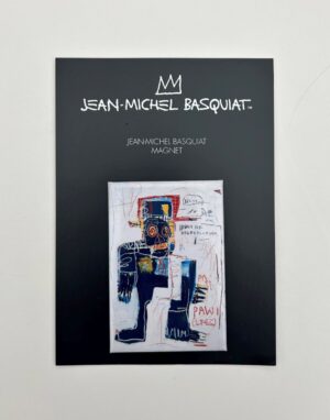 Irony Negro Policeman Magnet By Basquiat