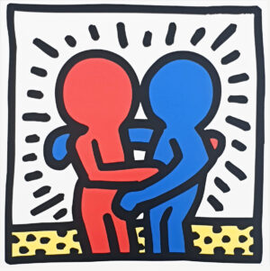 Untitled (1987) By Haring Mini Print