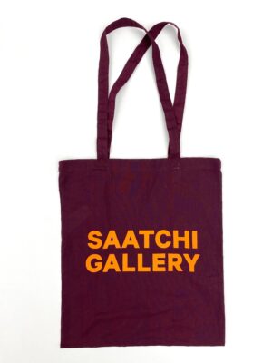 Burgundy and Orange Saatchi Gallery Bag