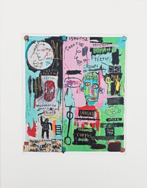 In Italian, 1983 By Basquiat Mini Print