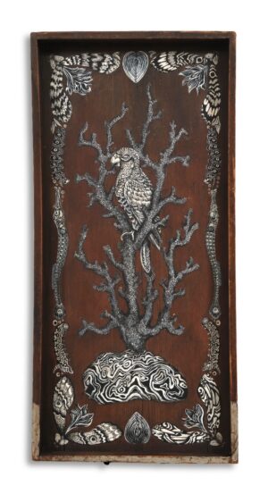 No Feather Left Behind (After Joseph Cornell) by LILY MIXE