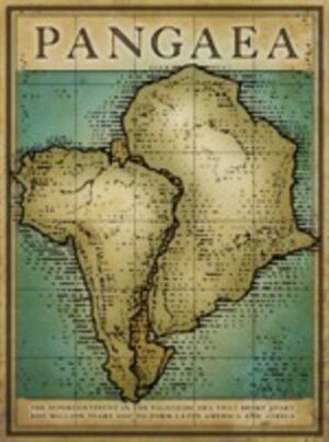 Map Of Pangaea By Jonathan Chadwick