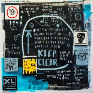 Are you the artist/ Bat shit crazy by Skeleton Cardboard