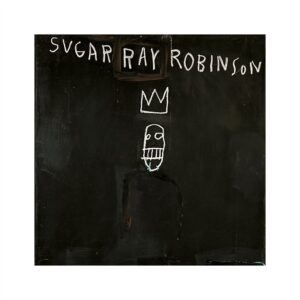 Sugar Ray Robinson By Basquiat Mini Print