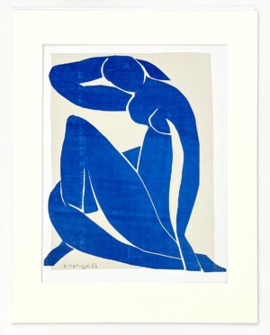 Blue Nude Ii By Matisse Mini Print