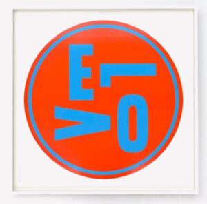 Revolving Love (Orange) by Gavin Turk